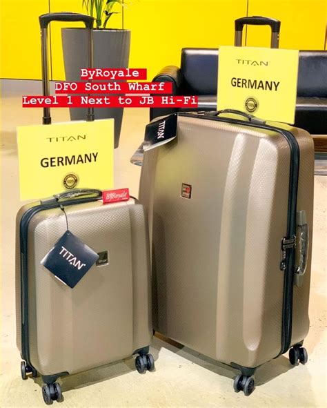 titan luggage made in germany.